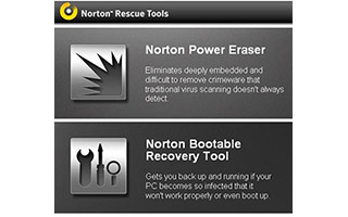 Norton Bootable Recovery Tool и Norton Power Eraser встанут на защиту вашего персонального компьютера от углубленно внедренных опасностей