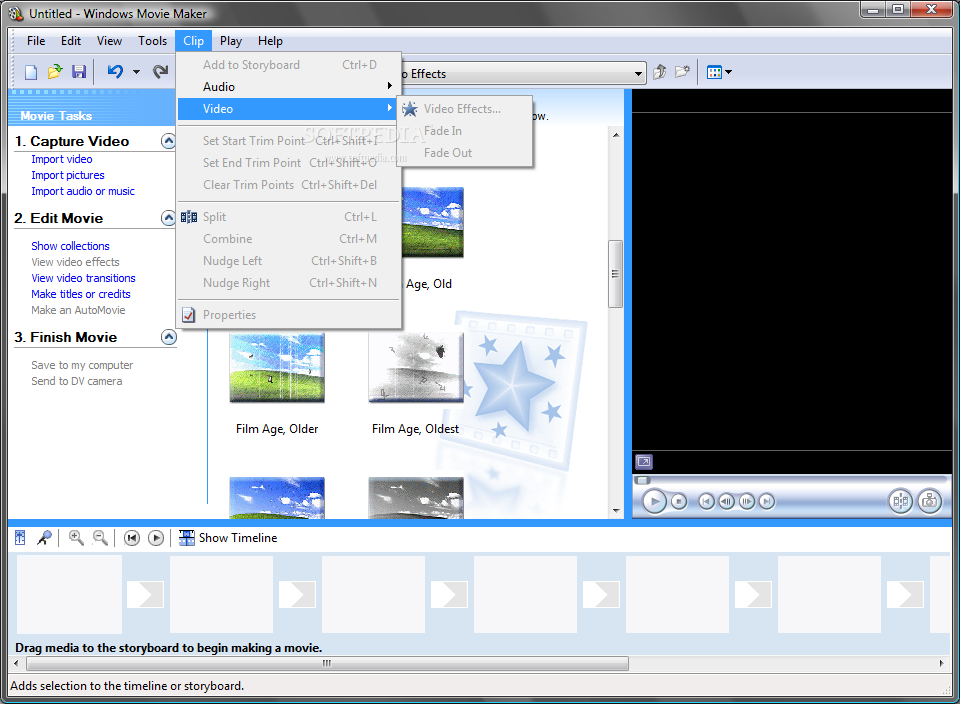   Windows Movie Maker