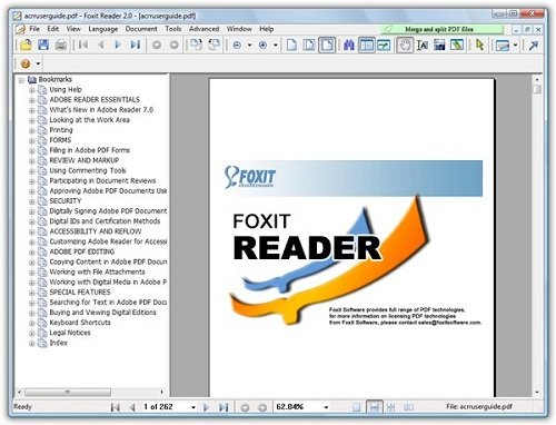 Функциональный Foxit Reader